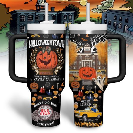 Halloweentown TV Series Custom Stanley Quencher  30oz or 40oz Stainless Steel Tumbler With Handle HG Stainless Steel Tumbler