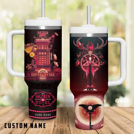 Hazbin Hotel TV Series  Custom Quencher 30oz or 40oz Stainless Steel Tumbler With Handle HG