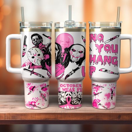 Horror Movie Characters Movies Custom  Quencher 30 or 40oz  Stainless Steel Tumbler HG With Handle