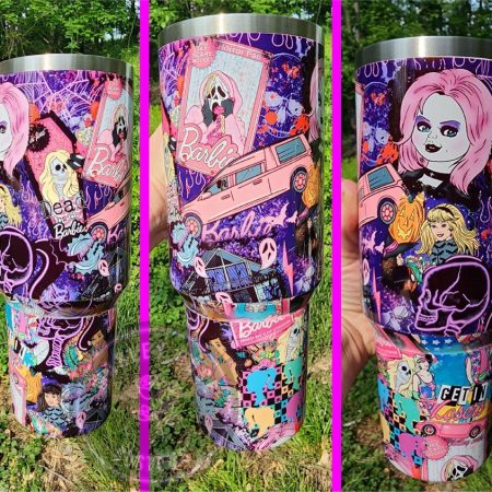 Horror Movies Custom  Quencher 30 or 40oz  Stainless Steel Tumbler HG