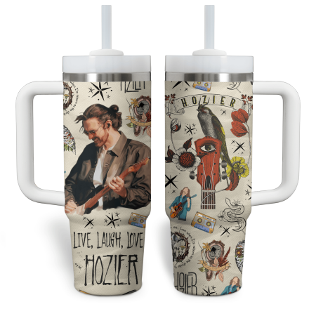 Hozier Music Custom Stanley Quencher 30oz or 40oz Stainless Steel Tumbler With Handle HG
