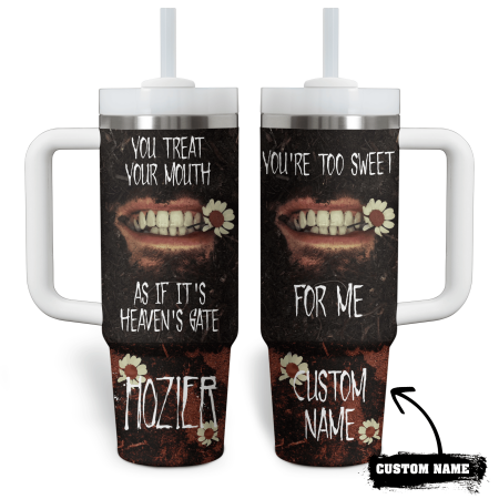 Hozier Music Custom Stanley Quencher  30oz or 40oz Stainless Steel Tumbler With Handle HG Stainless Steel Tumbler With Handle