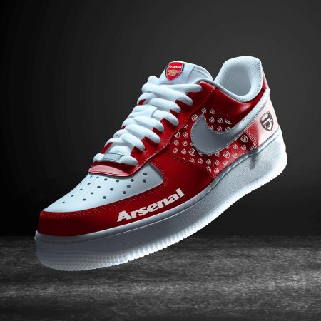 Arsenal EPL Air Low-Top Sneakers Shoes For Men And Women