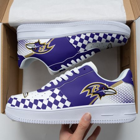 Baltimore Ravens NFL Air Low-Top Sneakers Shoes For Men And Women