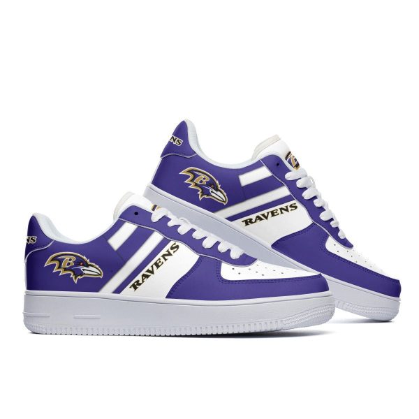 Baltimore Ravens NFL Air Low-Top Sneakers Shoes For Men And Women