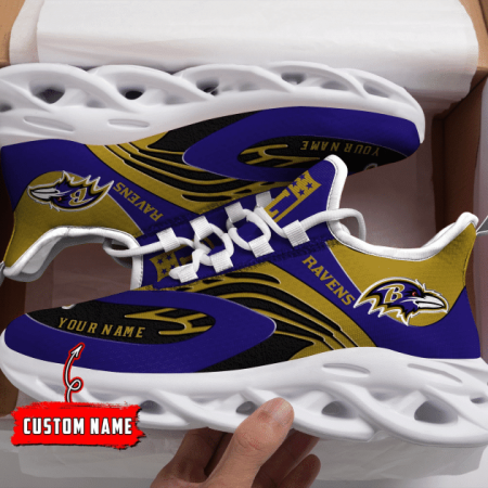 Baltimore Ravens NFL Max Soul Shoes Sneakers For Men And Women
