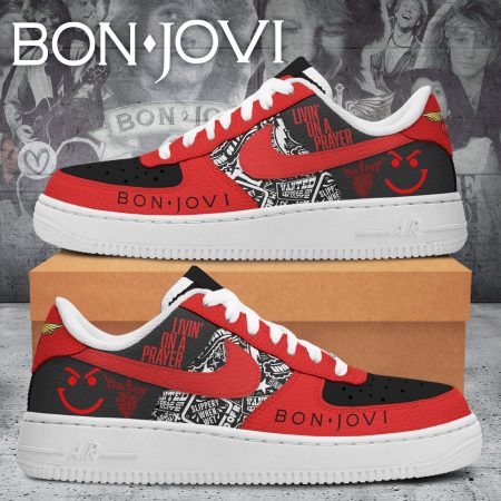 Bon Jovi Air Low-Top Sneakers Shoes For Men And Women