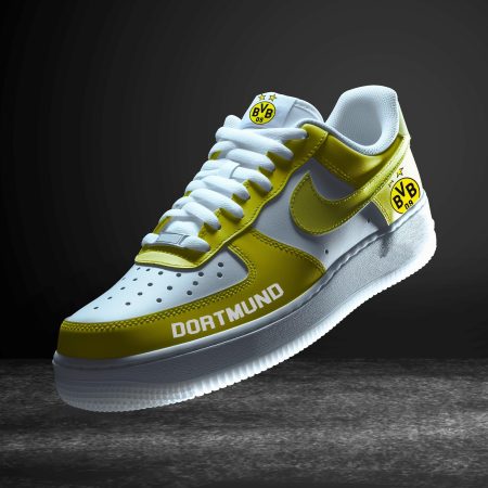 Borussia Dortmund Bundesliga Air Low-Top Sneakers Shoes For Men And Women