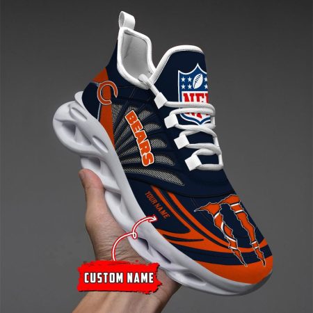 Chicago Bears Max Soul Shoes Sneakers For Men And Women
