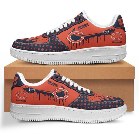Chicago Bears NFL Air Low-Top Sneakers Shoes For Men And Women