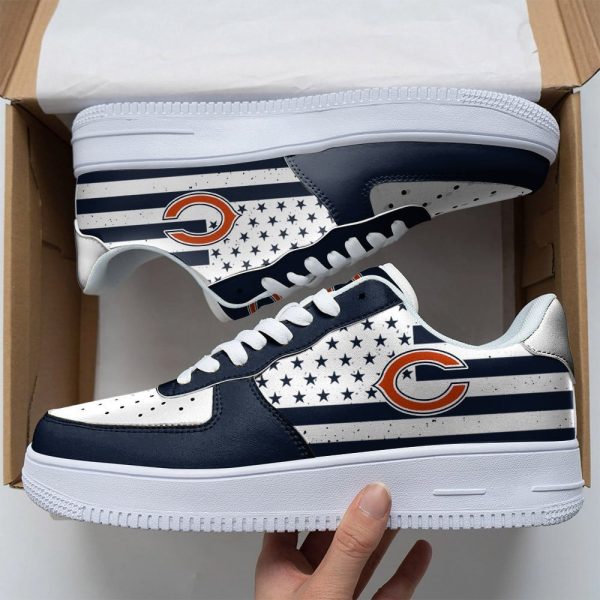 Chicago Bears NFL Air Low-Top Sneakers Shoes For Men And Women