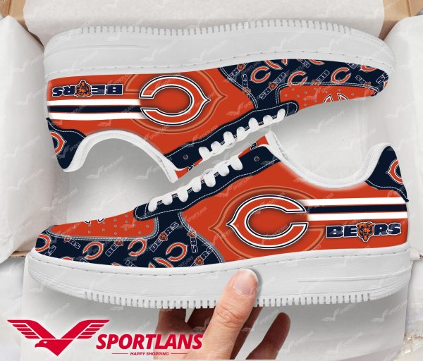 Chicago Bears NFL Air Low-Top Sneakers Shoes For Men And Women