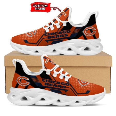 Chicago Bears NFL Max Soul Shoes Sneakers For Men And Women