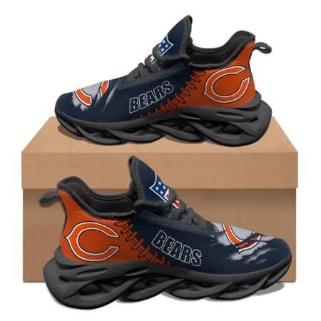 Chicago Bears NFL Max Soul Shoes Sneakers For Men And Women
