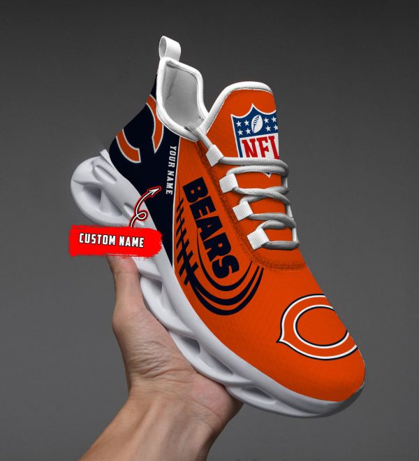Chicago Bears NFL Max Soul Shoes Sneakers For Men And Women