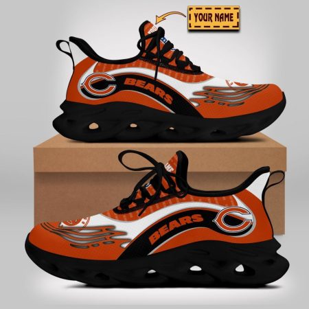 Chicago Bears NFL Max Soul Shoes Sneakers For Men And Women