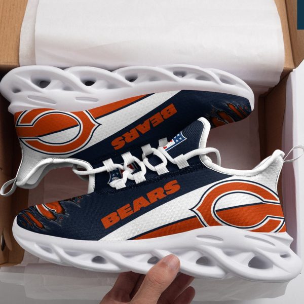 Chicago Bears NFL Max Soul Shoes Sneakers For Men And Women