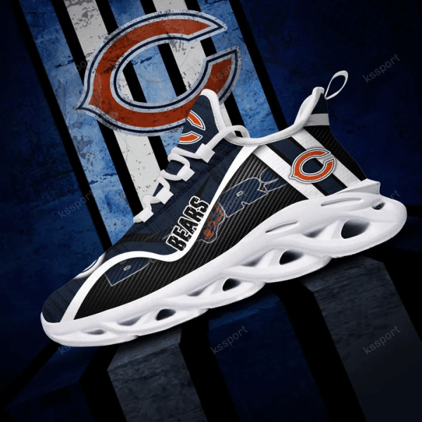 Chicago Bears NFL Max Soul Shoes Sneakers For Men And Women