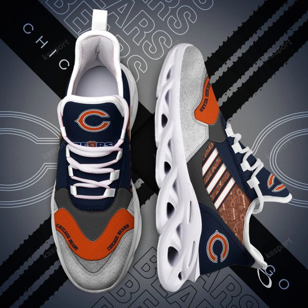 Chicago Bears NFL Max Soul Shoes Sneakers For Men And Women