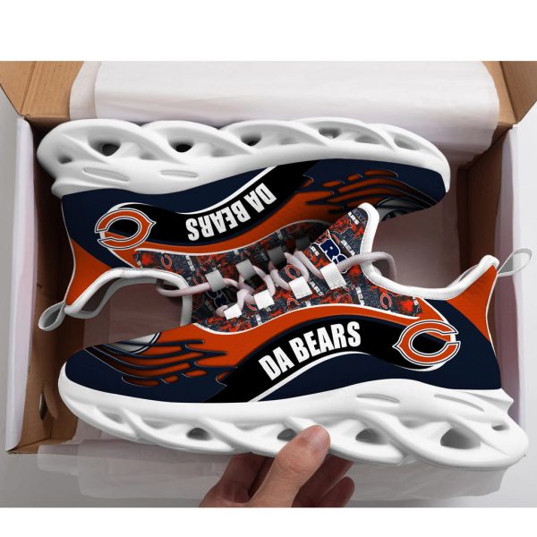 Chicago Bears NFL Max Soul Shoes Sneakers For Men And Women