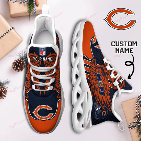 Chicago Bears NFL Max Soul Shoes Sneakers For Men And Women