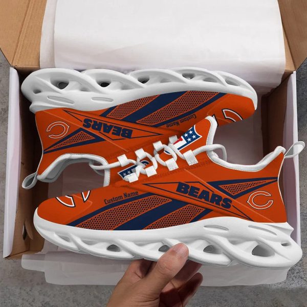 Chicago Bears NFL Max Soul Shoes Sneakers For Men And Women