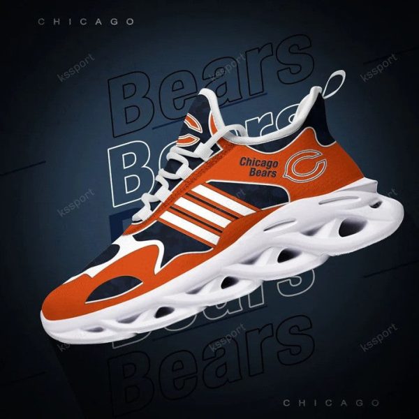 Chicago Bears NFL Max Soul Shoes Sneakers For Men And Women