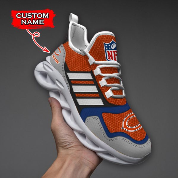 Chicago Bears NFL Max Soul Shoes Sneakers For Men And Women