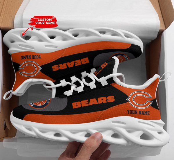 Chicago Bears NFL Max Soul Shoes Sneakers For Men And Women