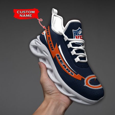 Chicago Bears NFL Max Soul Shoes Sneakers For Men And Women