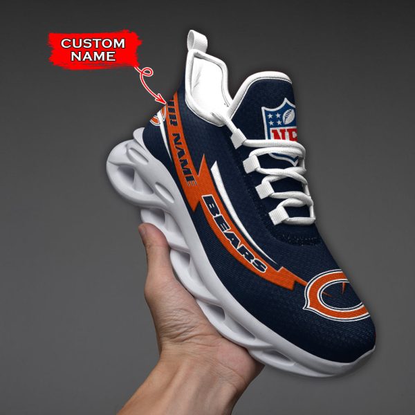 Chicago Bears NFL Max Soul Shoes Sneakers For Men And Women