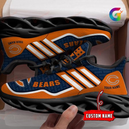 Chicago Bears NFL Max Soul Shoes Sneakers For Men And Women