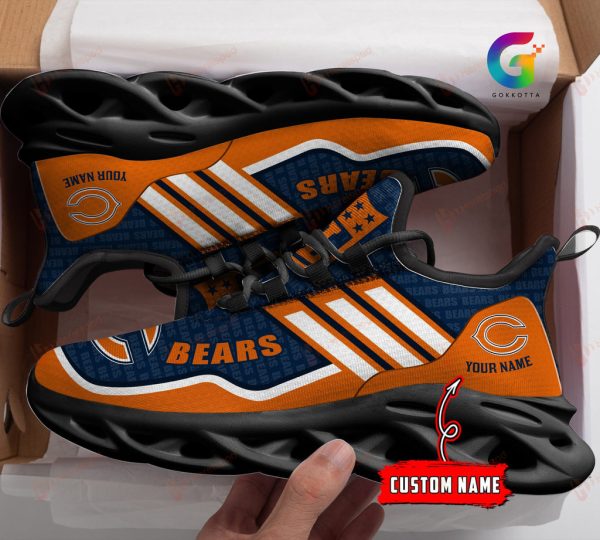 Chicago Bears NFL Max Soul Shoes Sneakers For Men And Women