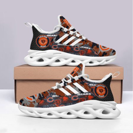 Chicago Bears NFL Max Soul Shoes Sneakers For Men And Women