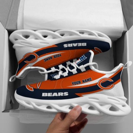 Chicago Bears NFL Max Soul Shoes Sneakers For Men And Women