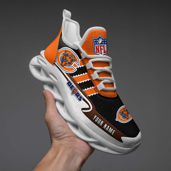 Chicago Bears NFL Max Soul Shoes Sneakers For Men And Women