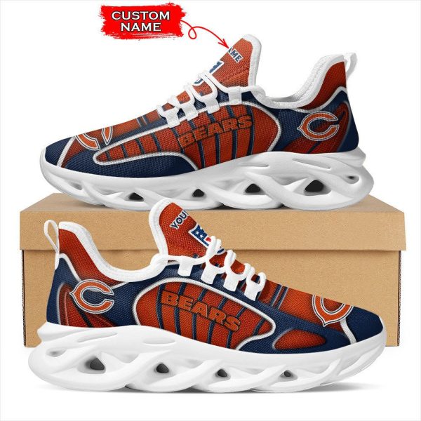 Chicago Bears NFL Max Soul Shoes Sneakers For Men And Women