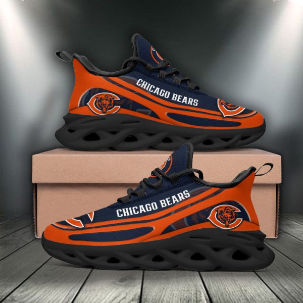 Chicago Bears NFL Max Soul Shoes Sneakers For Men And Women