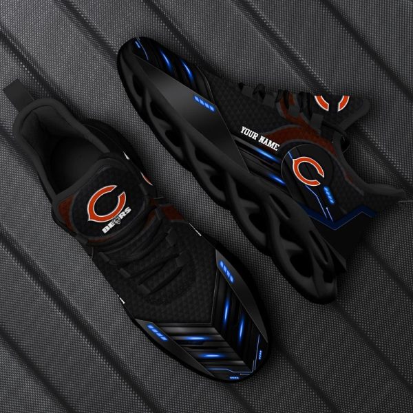 Chicago Bears NFL Max Soul Shoes Sneakers For Men And Women