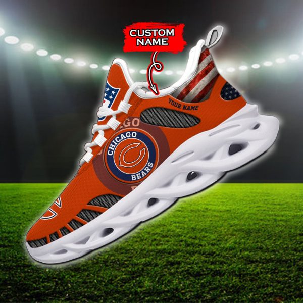 Chicago Bears NFL Max Soul Shoes Sneakers For Men And Women
