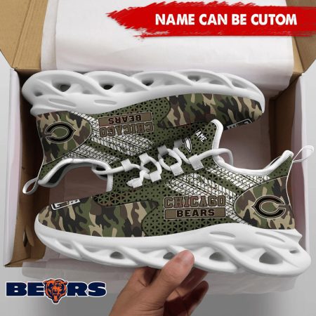 Chicago Bears NFL Max Soul Shoes Sneakers For Men And Women