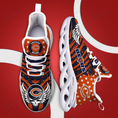 Chicago Bears NFL Max Soul Shoes Sneakers For Men And Women