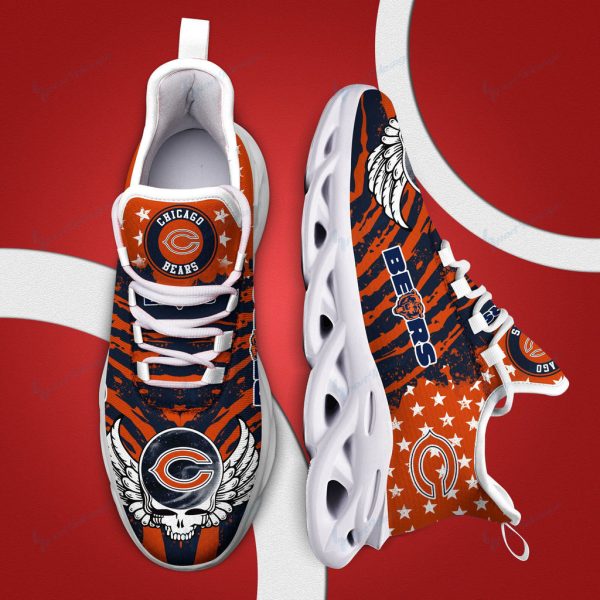 Chicago Bears NFL Max Soul Shoes Sneakers For Men And Women