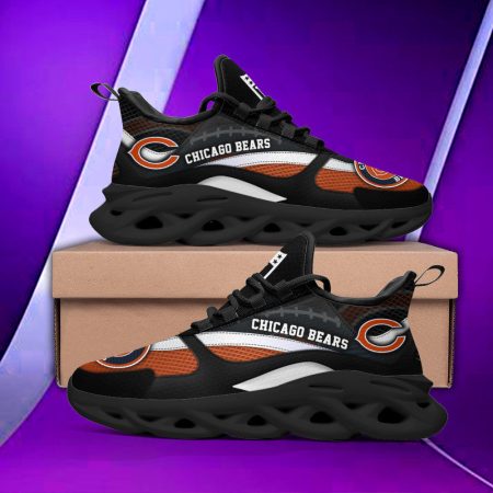 Chicago Bears NFL Max Soul Shoes Sneakers For Men And Women