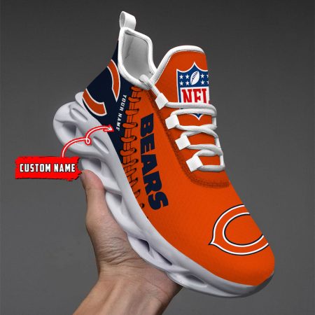 Chicago Bears NFL Max Soul Shoes Sneakers For Men And Women
