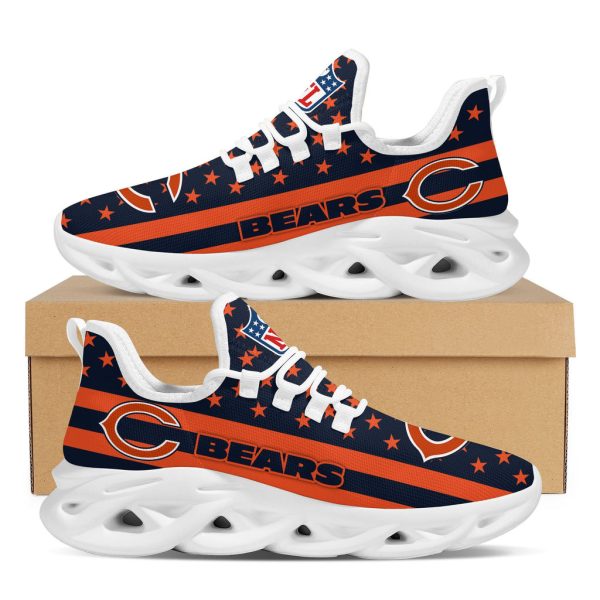 Chicago Bears NFL Max Soul Shoes Sneakers For Men And Women