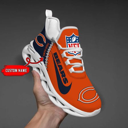 Chicago Bears NFL Max Soul Shoes Sneakers For Men And Women