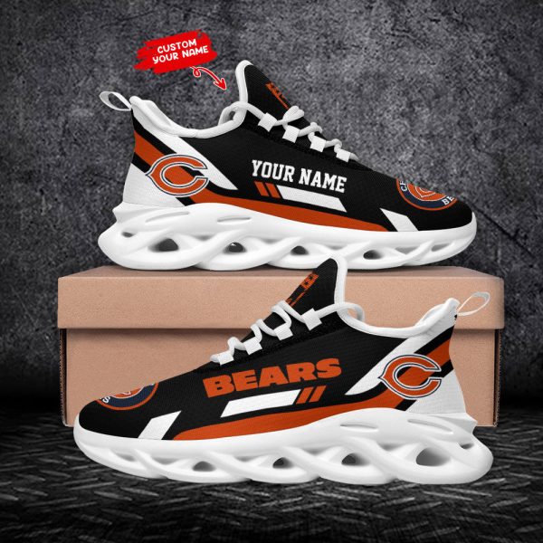 Chicago Bears NFL Max Soul Shoes Sneakers For Men And Women