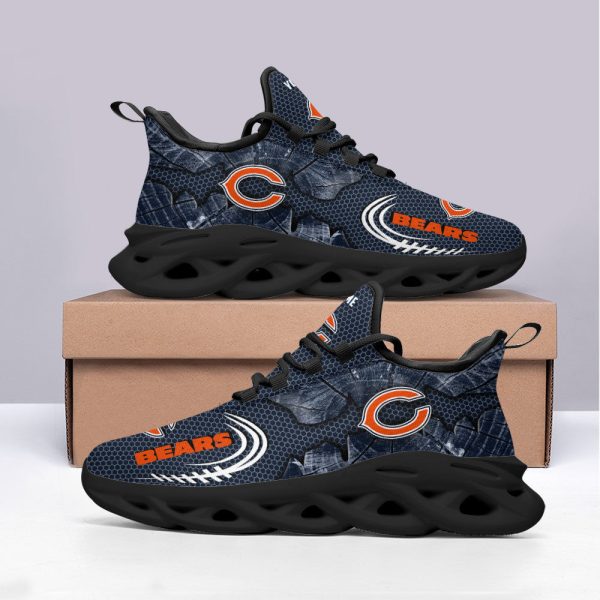 Chicago Bears NFL Max Soul Shoes Sneakers For Men And Women