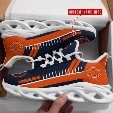 Chicago Bears NFL Max Soul Shoes Sneakers For Men And Women